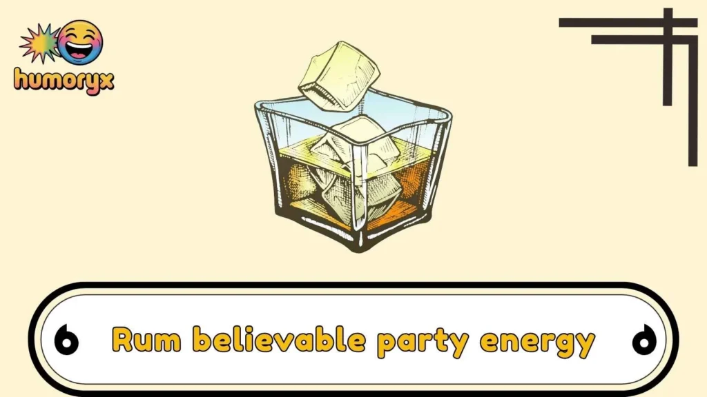 Party and Celebration Rum Puns