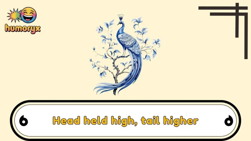Peacock Puns About Confidence and Attitude