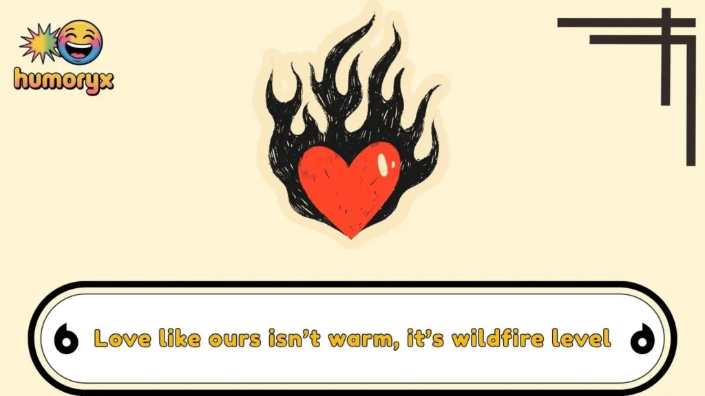 Romantic Flame Puns That Spark Chemistry