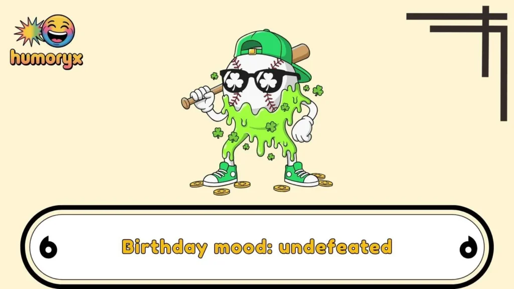 Clever Baseball Birthday Captions