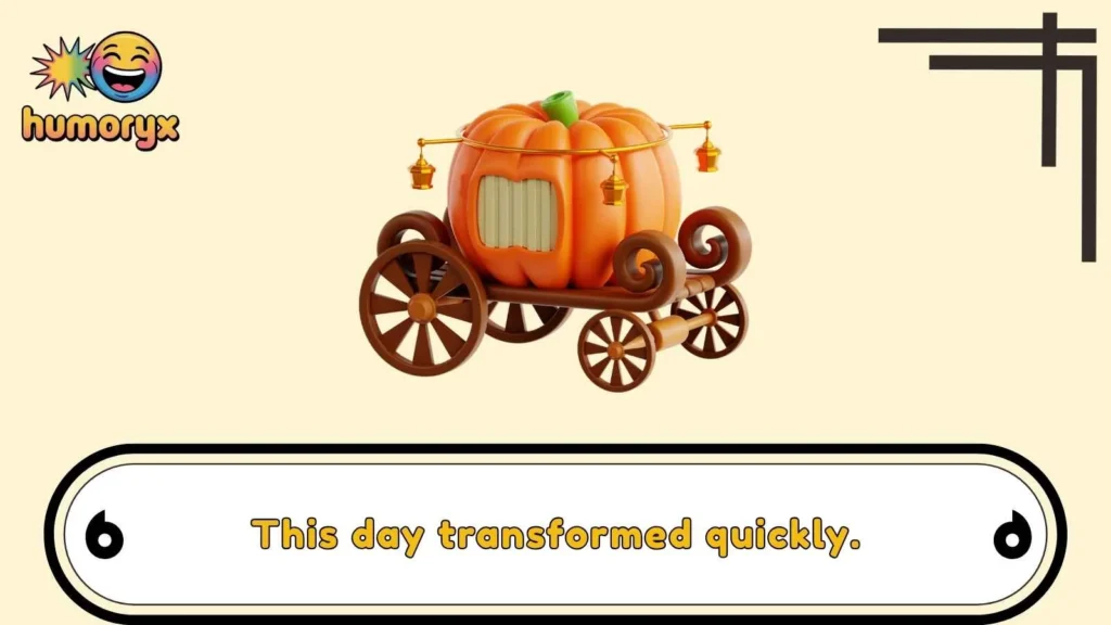 Pumpkin Carriage Puns Full of Magic